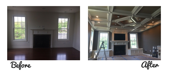 coffered ceiling