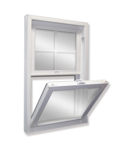 Crystal Series 300r Vinyl Fully Welded Replacement Single-Hung Tilt Window
