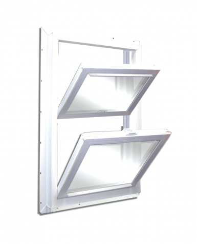 Crystal Series 400 Vinyl Fully Welded New Construction Double-Hung Tilt Window