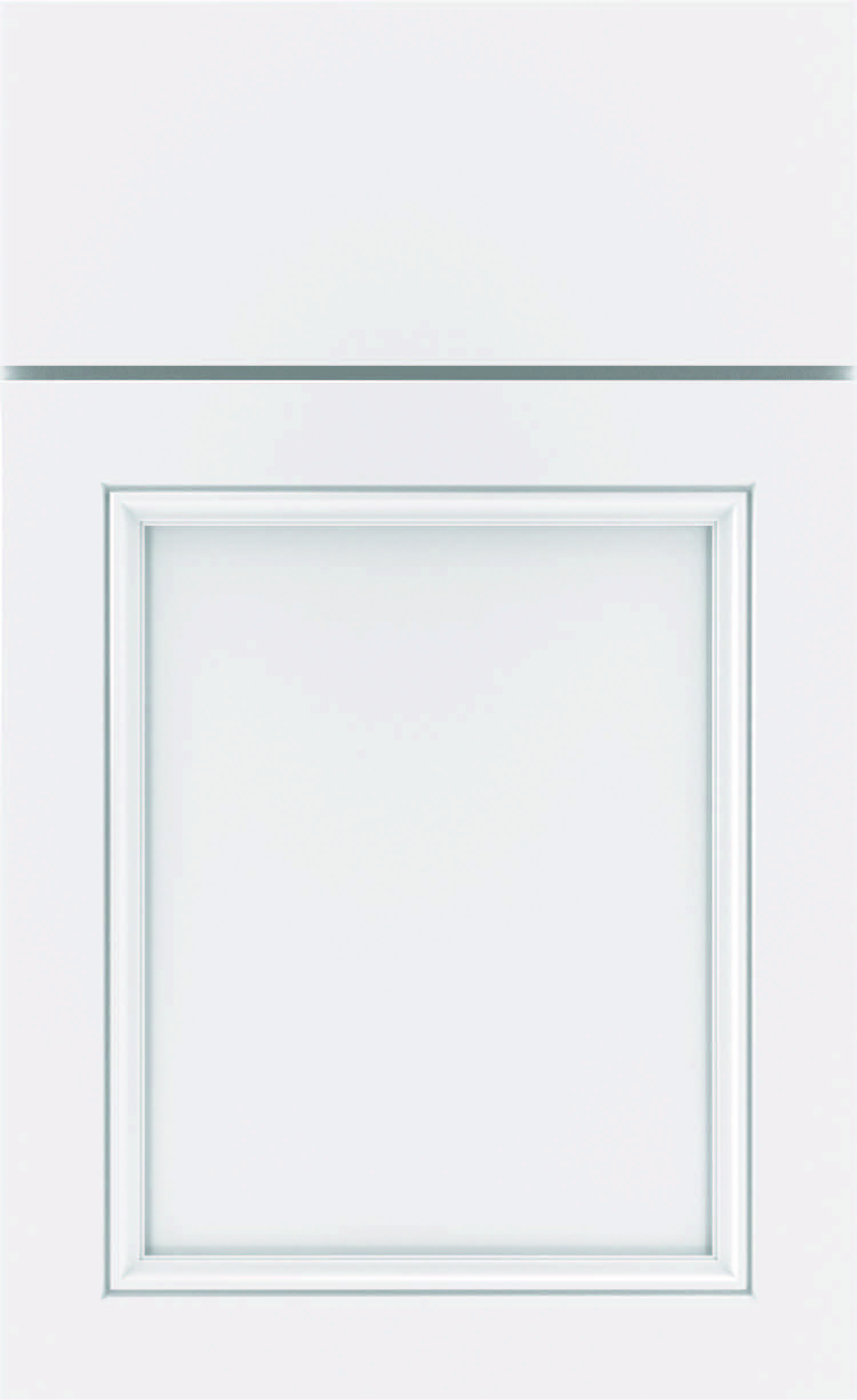 white framed cabinet
