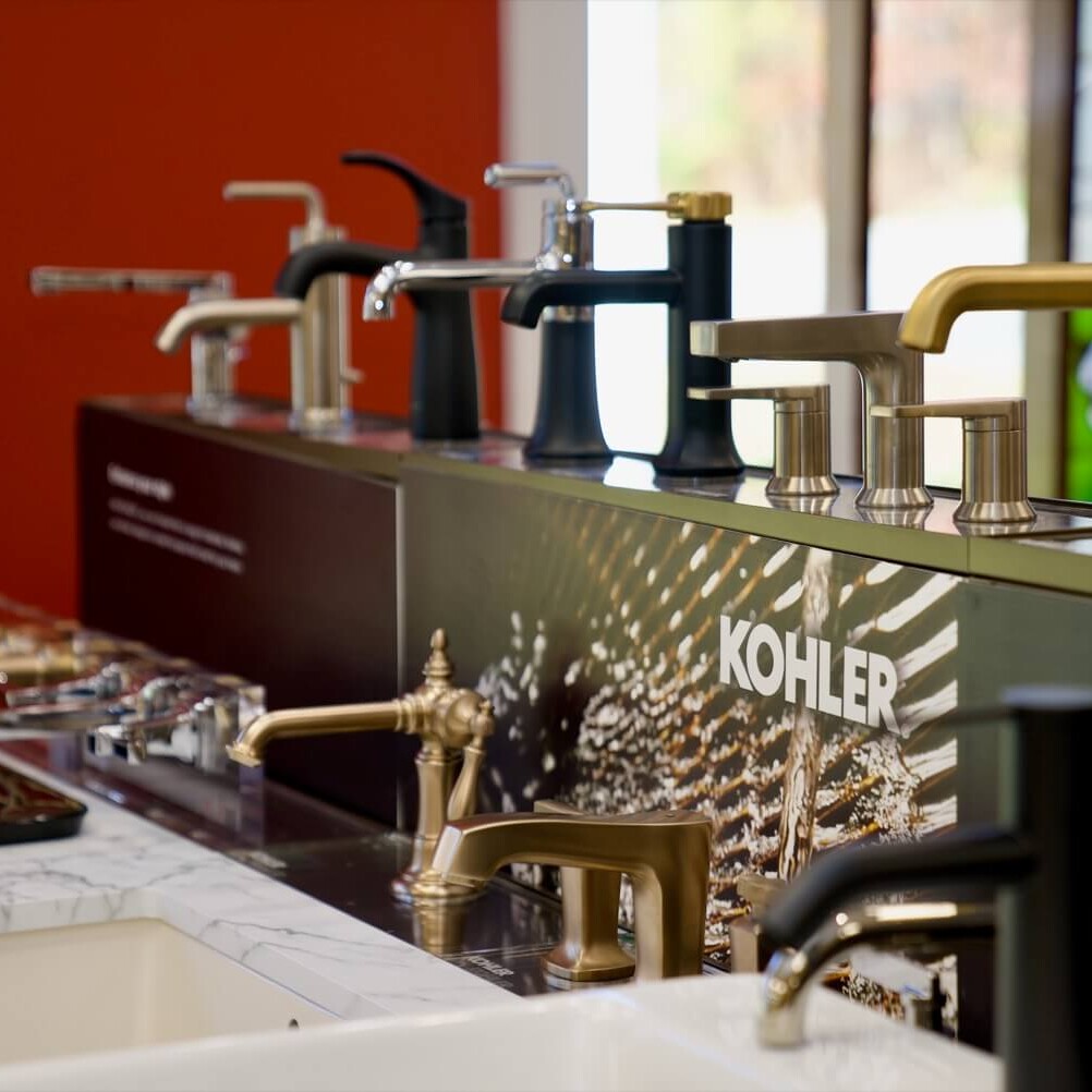Kohler faucets at the RWC showroom