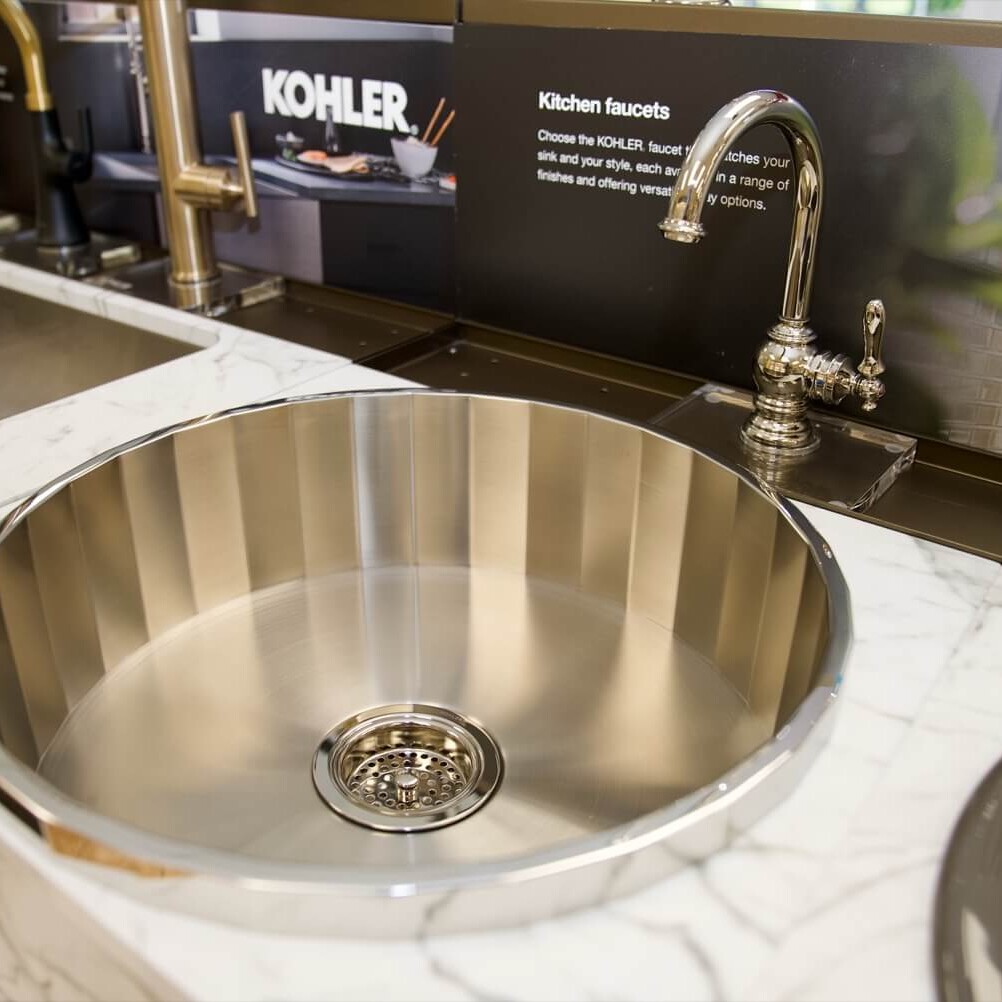 circular kitchen sink