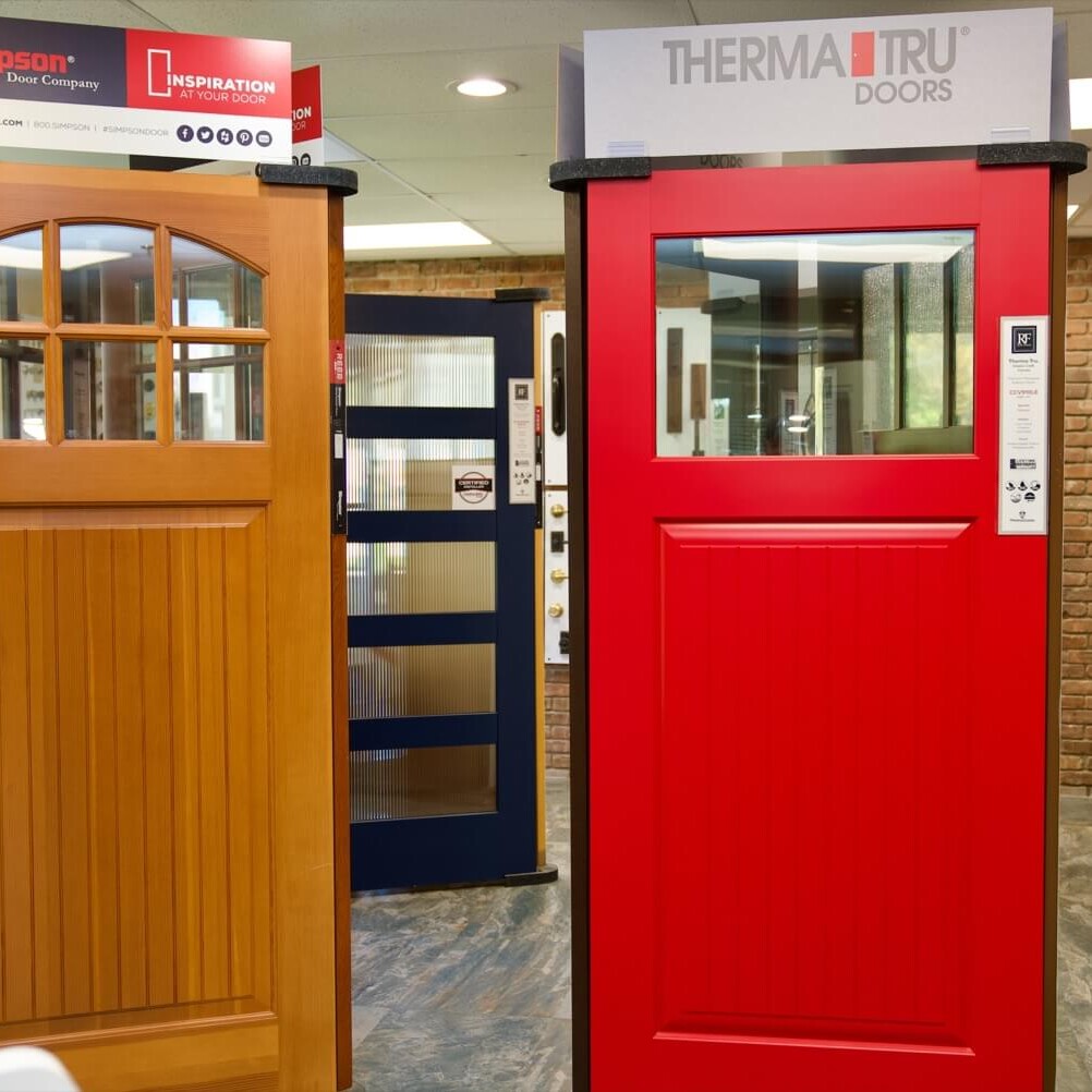 Doors on display at RWC